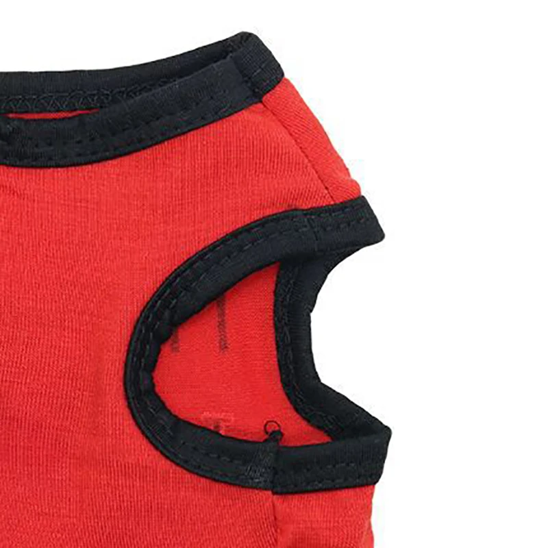 

2021 new dog clothes Clothing for cats small dogs chihuahua french bulldog Life vest supplies products harness T-shirt Cotton an