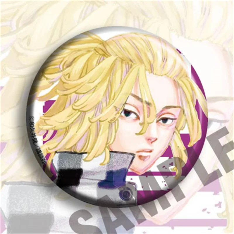 Tokyo Revengers Takemitchy Hinata Tachibana Naoto Mikey Badge Anime Cosplay Costume Garniture Itabag Bedge Brooch Pin |