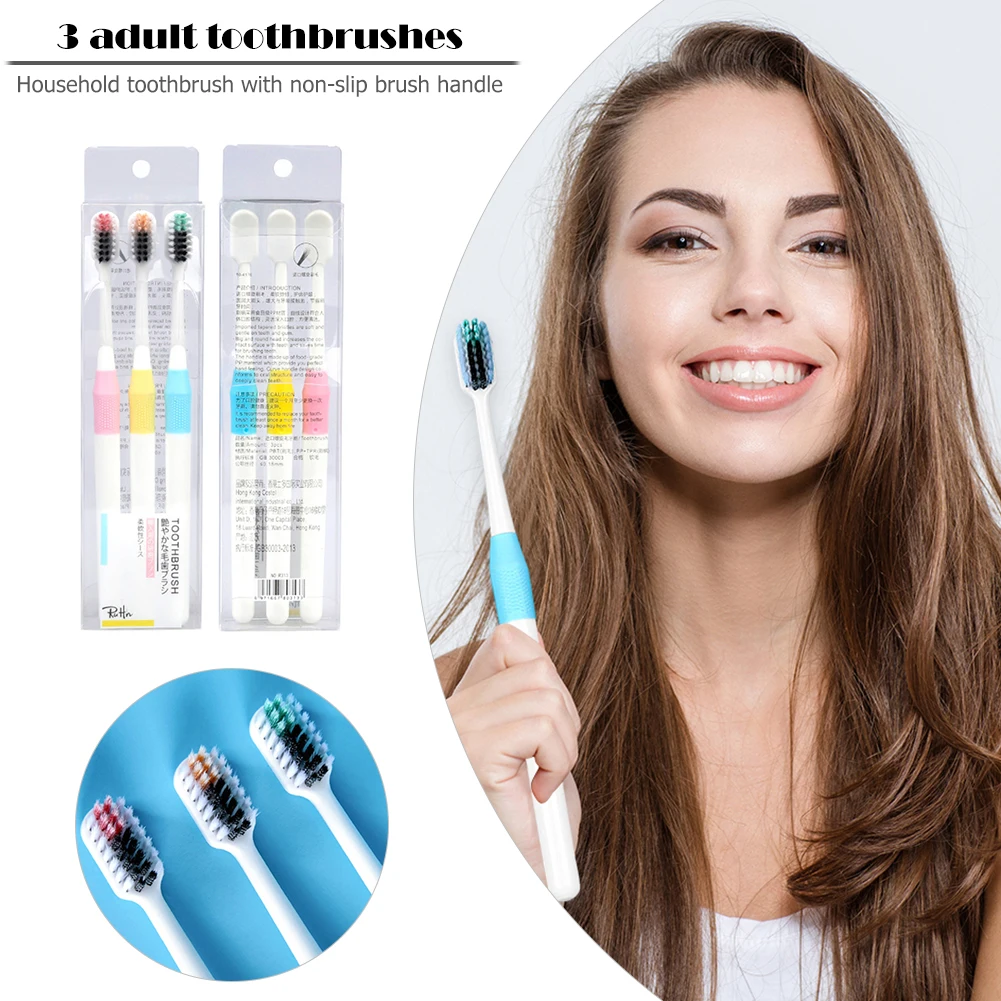 3 шт./компл. зубная щетка многофункциональная Классическая практичная для ухода