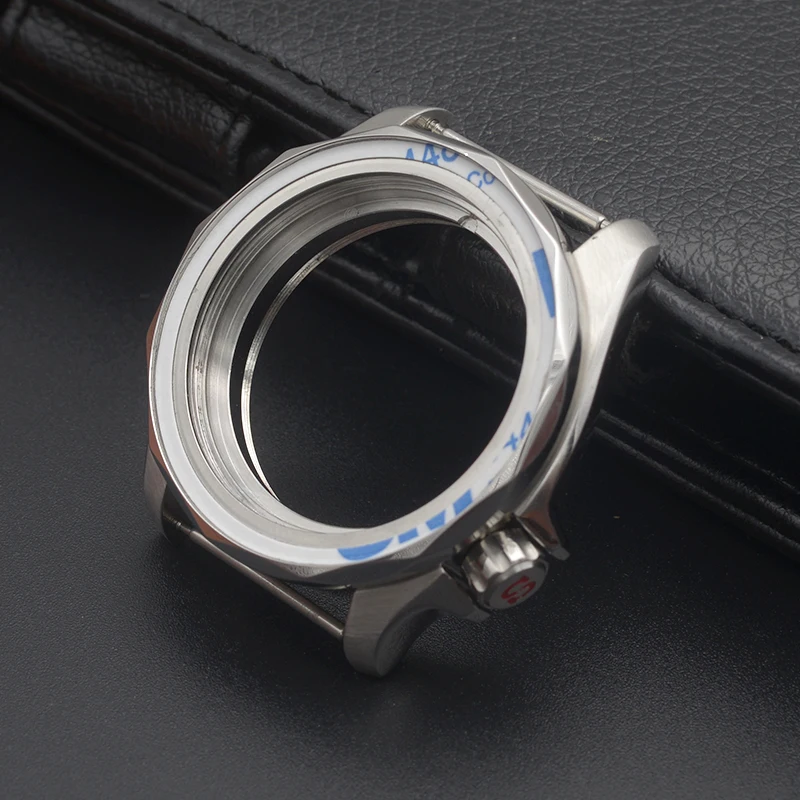 41mm Silver Watch Case Seiko SKX007 SKX009 Modify Replace fit NH35 NH36 4R35 4R36 Movement Fashion bezel Case Sapphire Glass enlarge