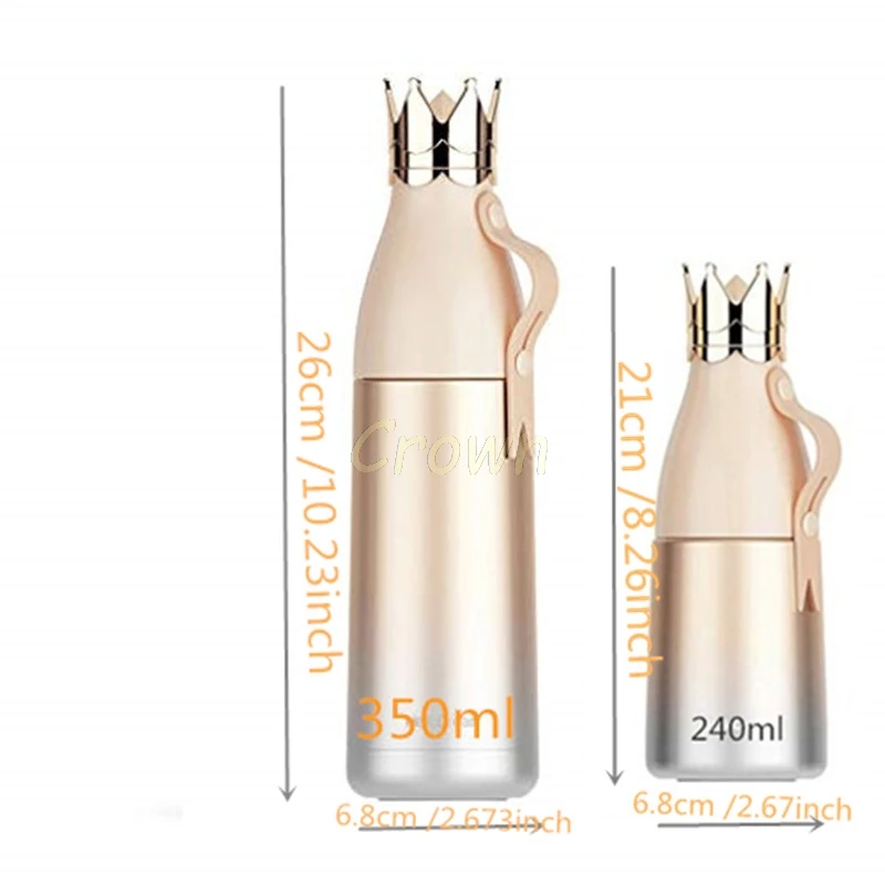 Термос Crown Queen из нержавеющей стали портативная дорожная кофейная кружка