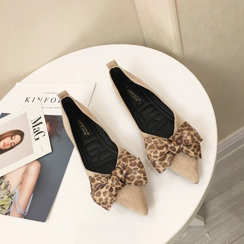 Wellwalk/Балетки на плоской подошве женская обувь модная удобная с бантом в