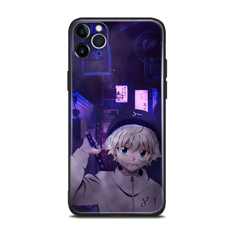 hunter x hunter killua zoldyck anime for iphone se 6 6s 7 8 plus x xr xs 11 pro max soft silicone phone case cover shell free global shipping