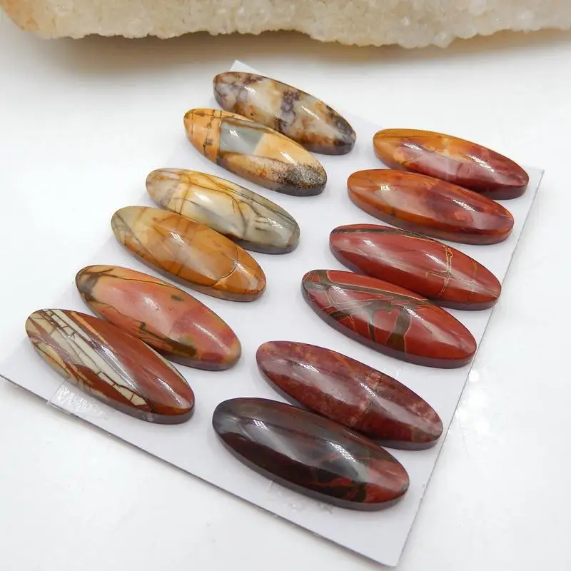 6 пар разноцветных кабошонов для драгоценных камней Пикассо 25x9x5 мм 20 5 г |