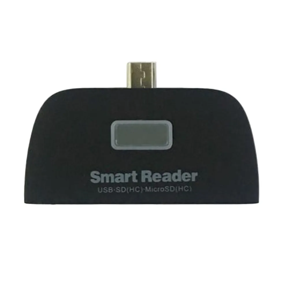 4-в-1 многофункциональный USB 2 0 SD кардридер TF OTG адаптер с Micro зарядным портом для ПК