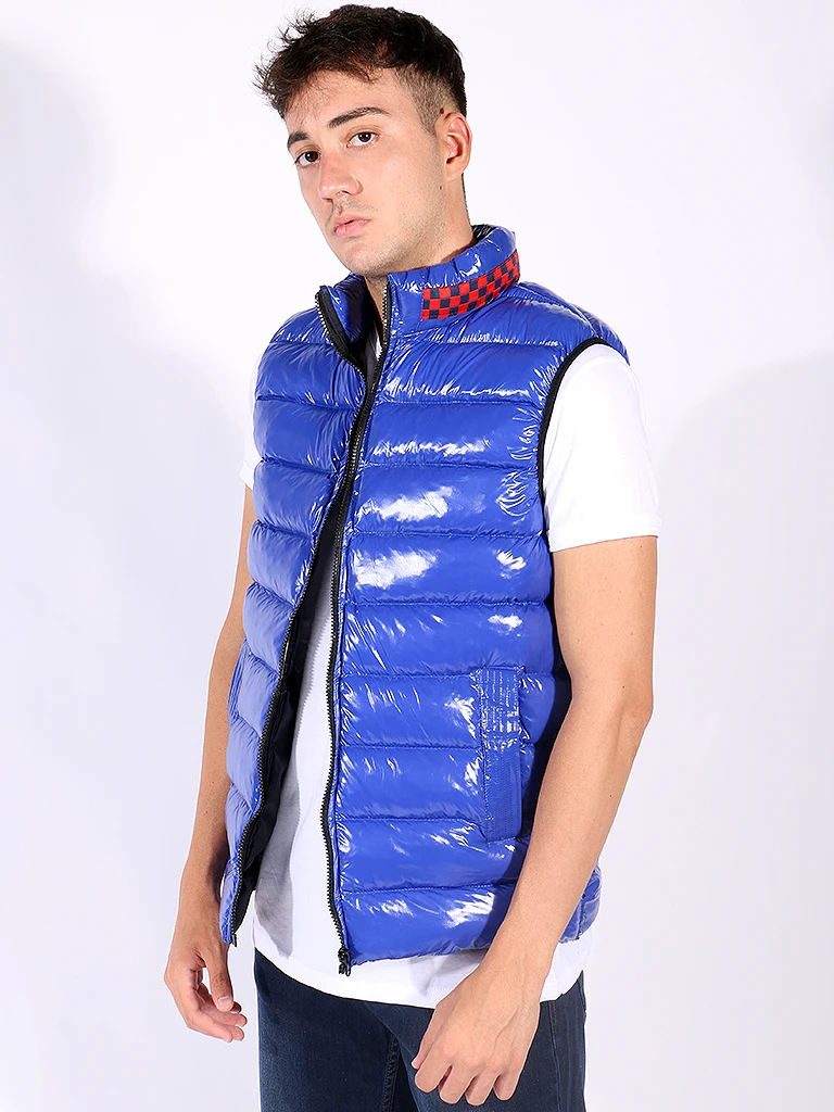 

Blue Mens Inflatable Vest