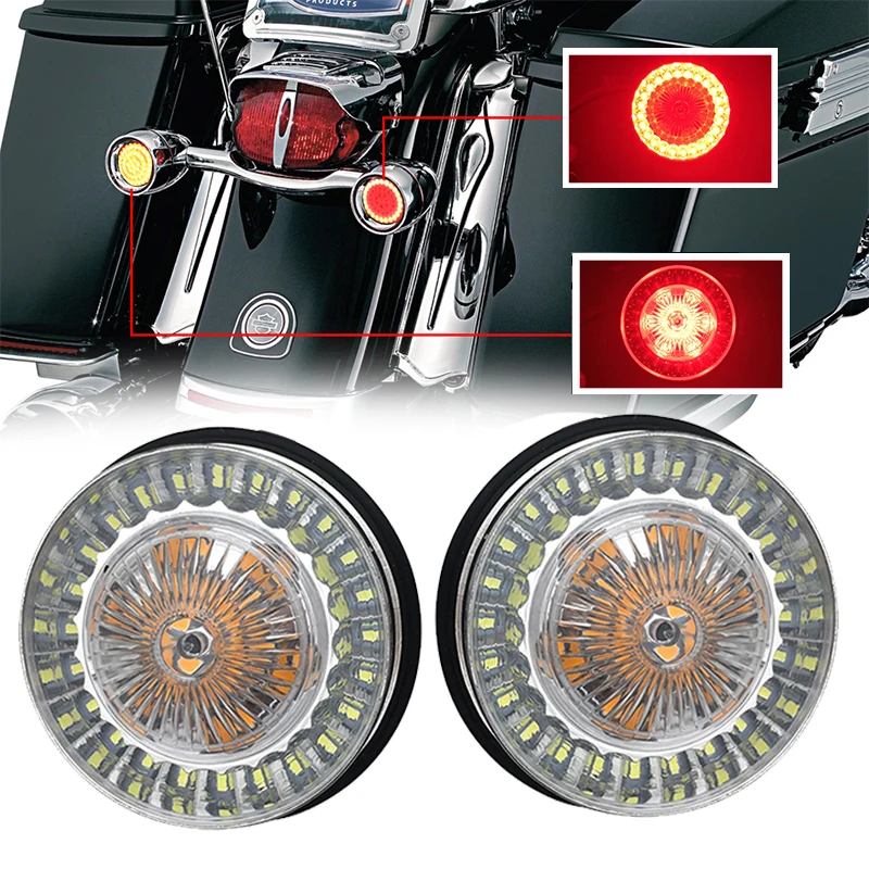 Мотоцикл 1156 1157 светодиодный индикатор указателя поворота 2 дюйма вставки в виде