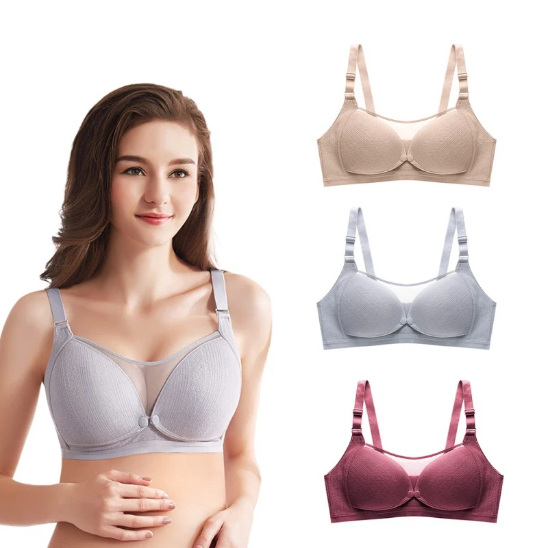 Хлопковое нижнее Белье для беременных женщин Бюстгальтер кормления грудью с