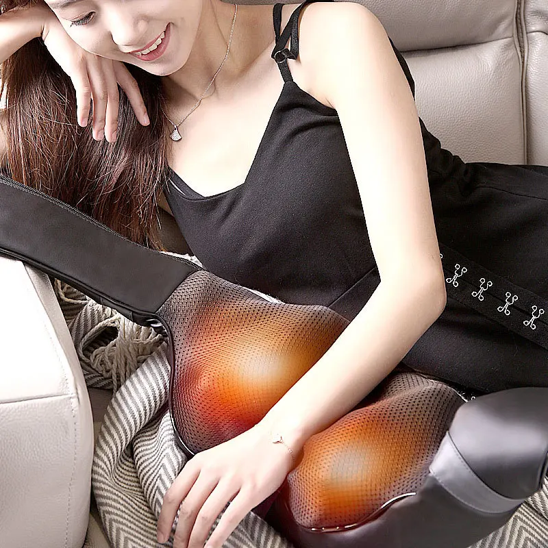 Электрический разминающий массажер для шеи нагревающий Вибрационный спины плеч