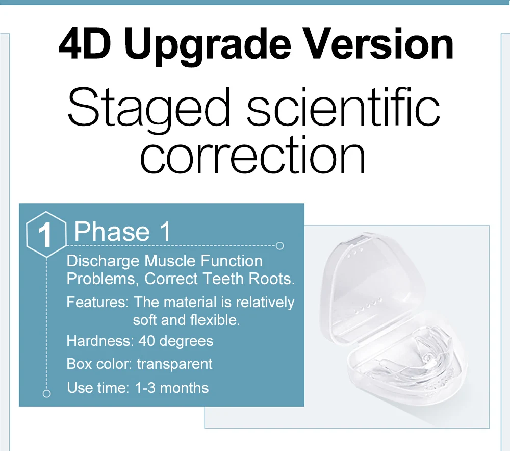 Cofoe Dental Braces Orthodontic locator Invisible orthodontic bracket For Smile Teeth Alignment Trainer and dental care With box
