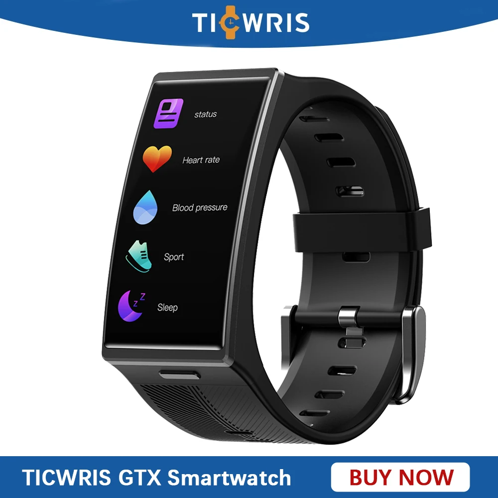 Новый TICWRIS GTX Смарт часы для мужчин IP68 водонепроницаемый спортивный фитнес трекер
