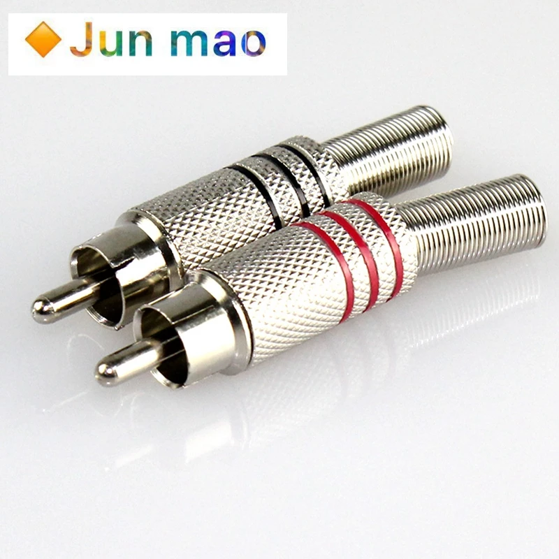 2 шт. лотос RCA разъем AV/количественное определение мониторинга/видео/аудио/разъем