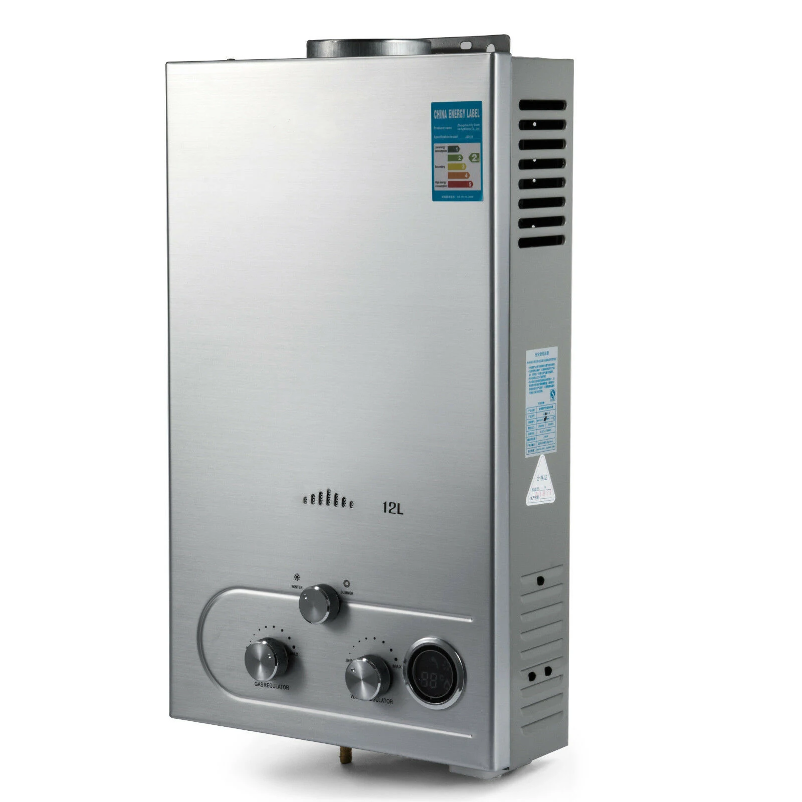 VEVOR 12л водонагреватель из природного газа без резервуара мгновенный котел