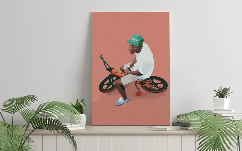 Tyler The Creator rapper хип-хоп поп современный дом Дети Гостиная Спальня Декор печать плакат Картина Настенная живопись холст