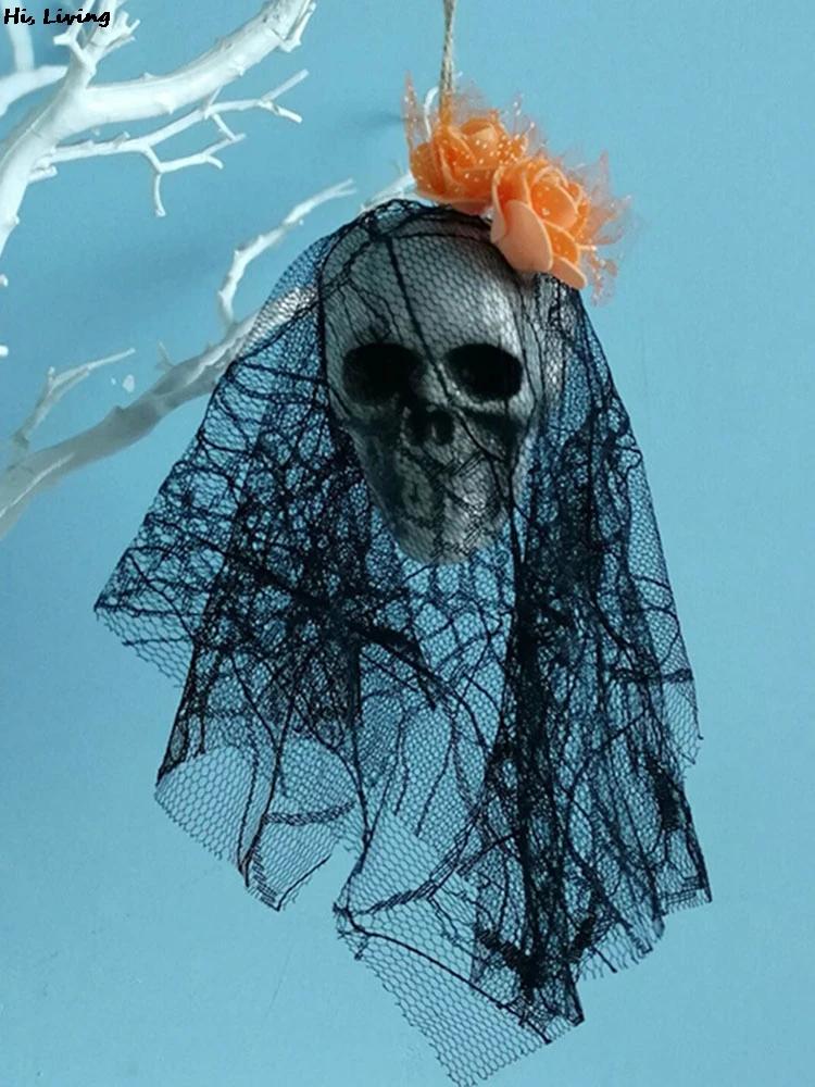 Украшения на Хэллоуин подвесные призрачные украшения страшный череп скелет