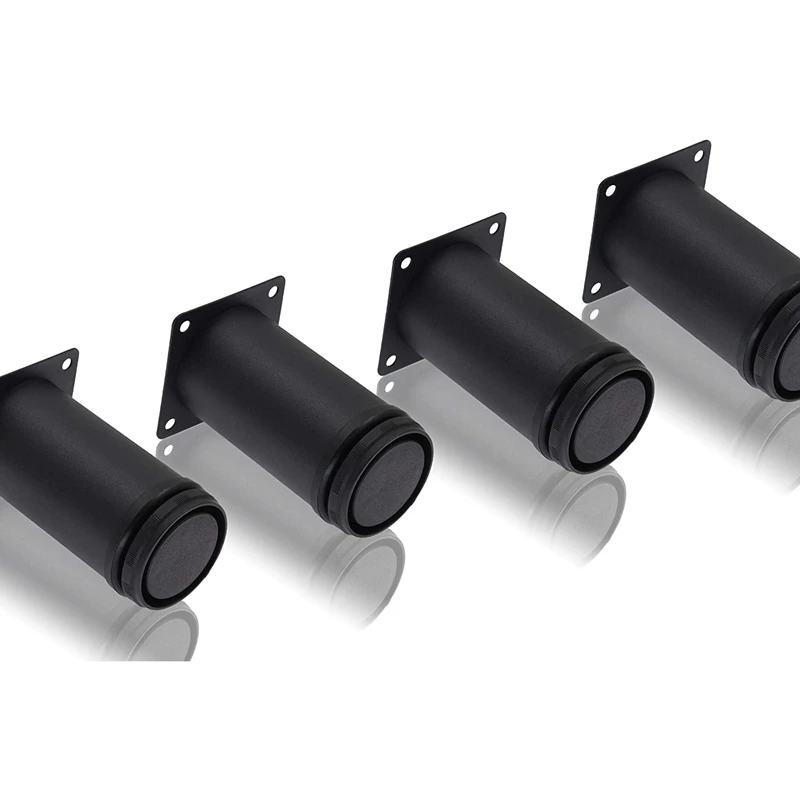 

4Pcs 4 Inch Adjustable Furniture Legs Stainless Steel Table Legs Thickened Cabinet Sofa Legs Feet