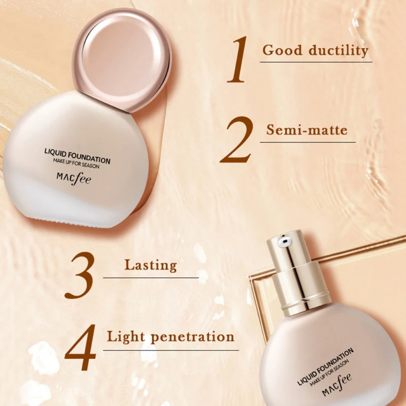 Новый долговечный консилер Водонепроницаемый Косметический Жидкий Макияж