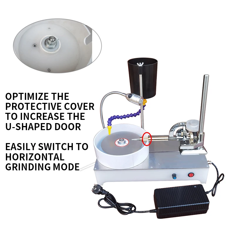 Шлифовальный станок для драгоценных камней 120 Вт небольшой ювелирный огранки
