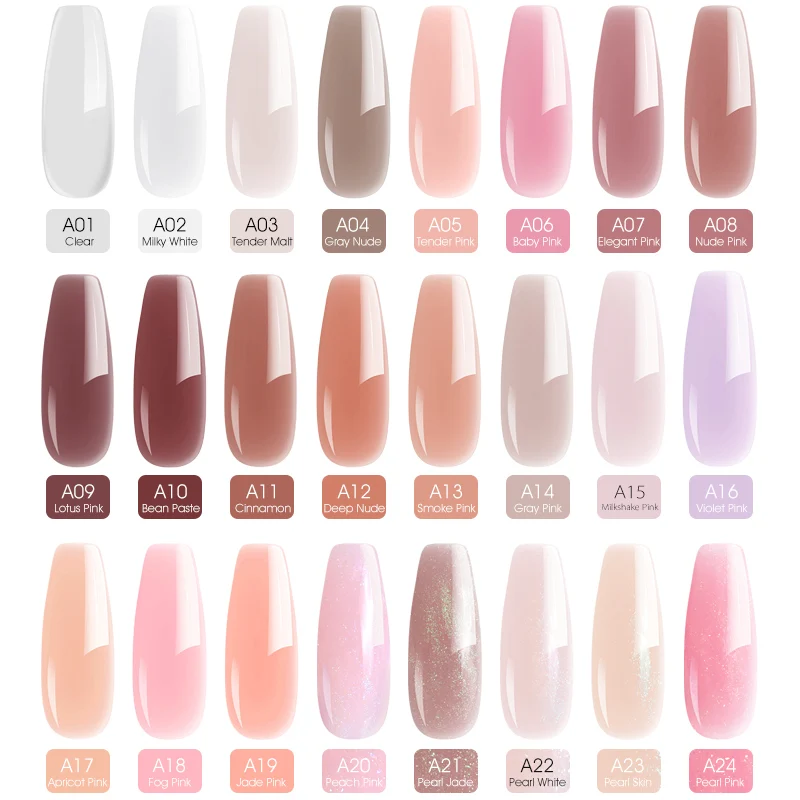 Гель-лак для ногтей Venalisa 1 л розовый растворимый 24 цвета