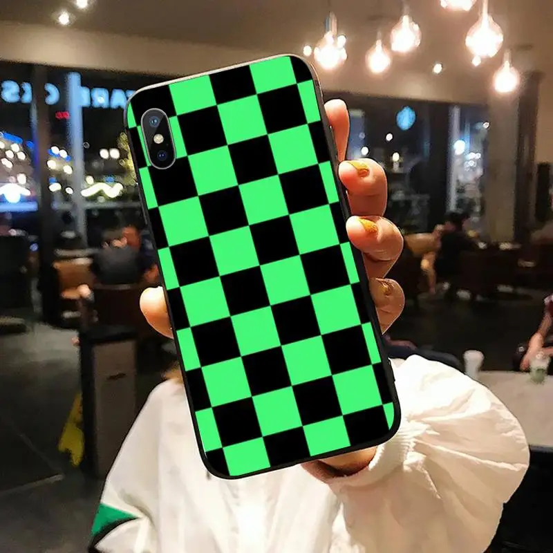

Checkerboard Plaid Checked Phone Case for iPhone 11 12 pro XS MAX 8 7 6 6S Plus X 5S SE 2020 XR