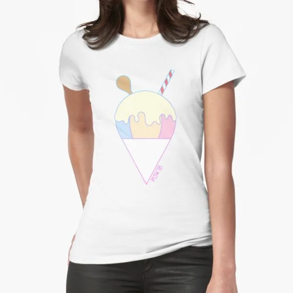 

Shave Gradient T-Shirt Print Top