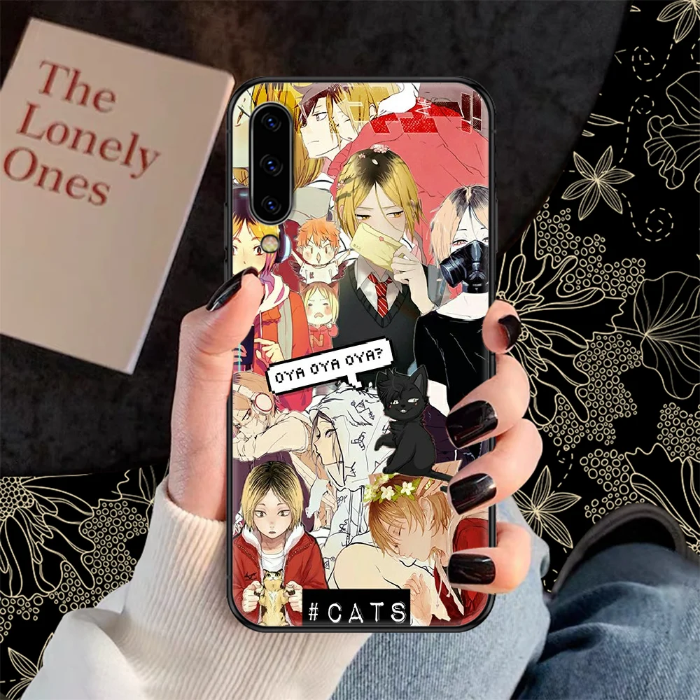 

Haikyuu Kozume Kenma Phone case For Samsung Galaxy A 3 5 7 8 10 20 21 30 40 50 51 70 71 E S 2016 2018 4G black fashion Etui