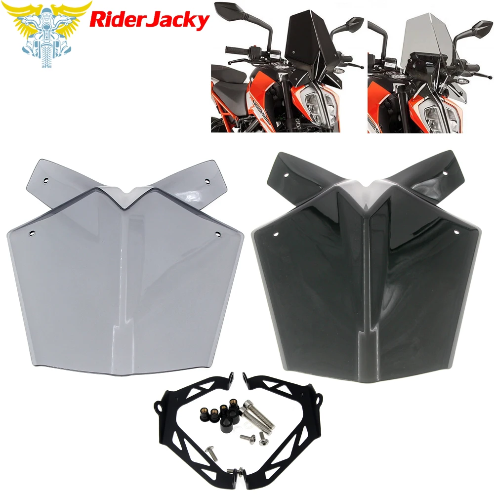 Дефлектор лобового стекла для мотоцикла KTM Duke 390 125 2017 2020 2018 2019 с