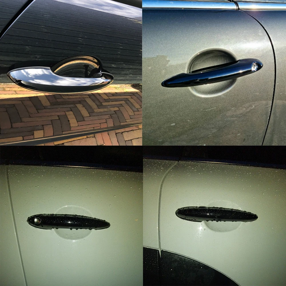 Глянцевая черная крышка для дверной ручки обрезает автоматический внешний