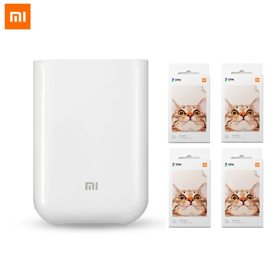 Карманный принтер Xiaomi Mijia AR 300 точек/дюйм портативный дорожный карманный мини для