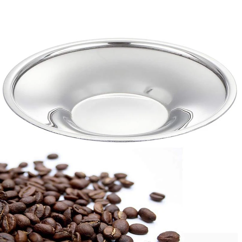 

Insulated Coffee Cup Set - Stainless Steel Double Walled Espresso Cups Latte Cappuccino Tea Cup with Saucer and Spoon 125Ml (Set