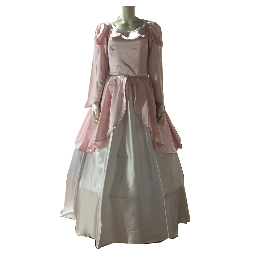 Платье принцессы русалки Ариэль розовое милое для вечерние косплей костюм