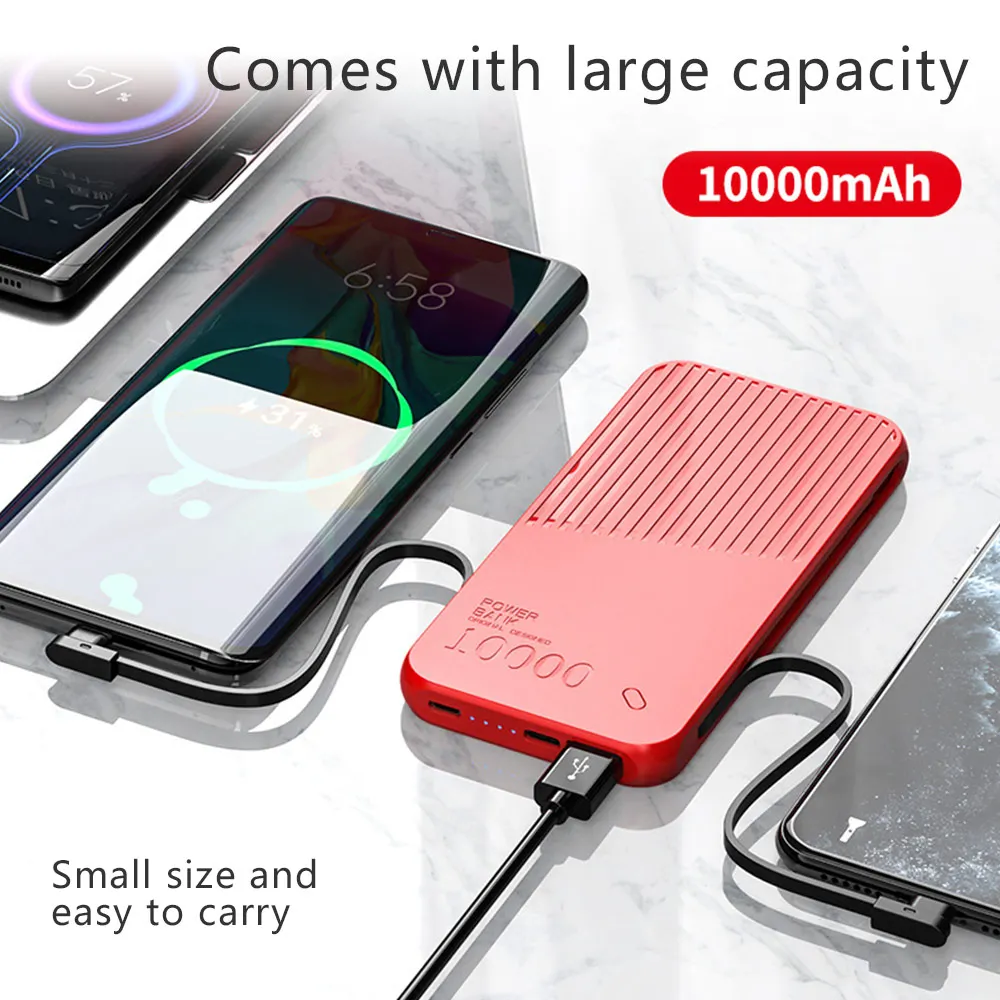 Внешний аккумулятор FLOVEME на 10000 мА · ч с USB кабелем|Внешние аккумуляторы| |