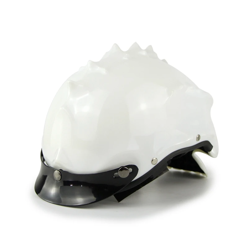 Винтажный шлем с полулицевым черепом в горошек крутые уличные мотоциклетные