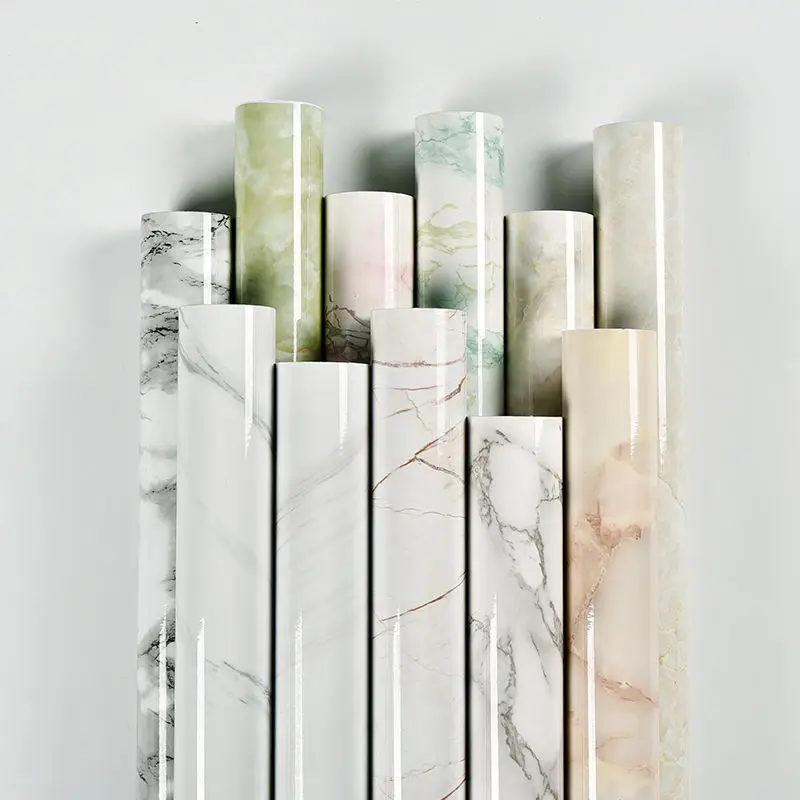 

Classic Self-Adhesive Marble Contact Paper Kitchen Wall Paper Pure Color Home Decor Wall Stiker Living Room Furniture Restore