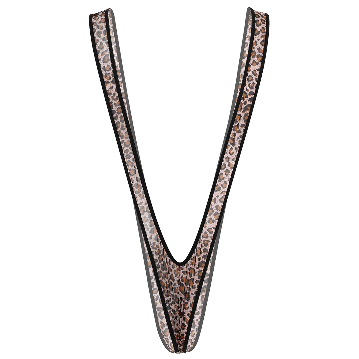 Цельный купальник мужские Манкини стринги эластичный V-образный открытый