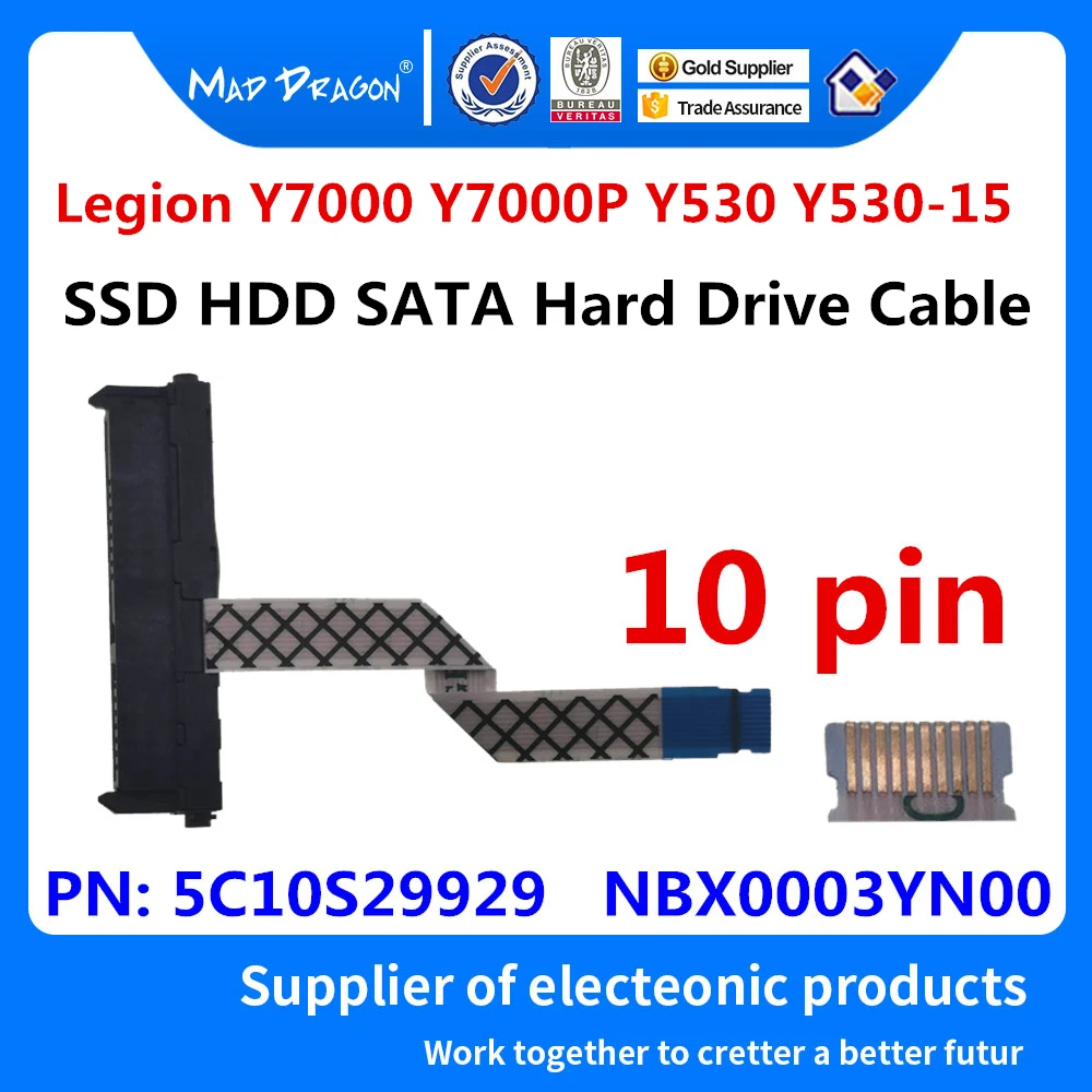 Новый оригинальный ноутбук SSD SATA жесткий диск кабель HDD разъем для Lenovo Legion Y7000 Y7000P