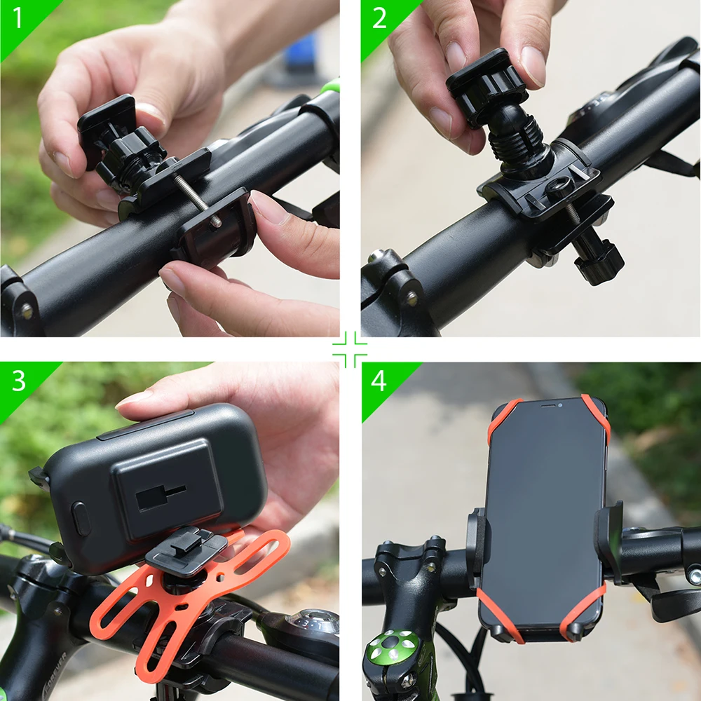 Mpow OD022 держатель для телефона на руль велосипеда нескользящий Универсальный