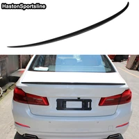 g30 530i 540i modified m5 p style carbon fiber rear luggage compartment spoiler car wing for bmw g30 2017up