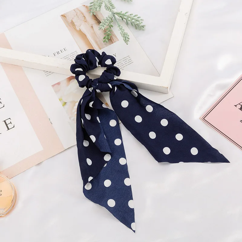 

Women Girls Cute Bow Rabbit Ear Headbands Knotted Elastic Stretchy Hair Bands Hair Accessories Scrunchie