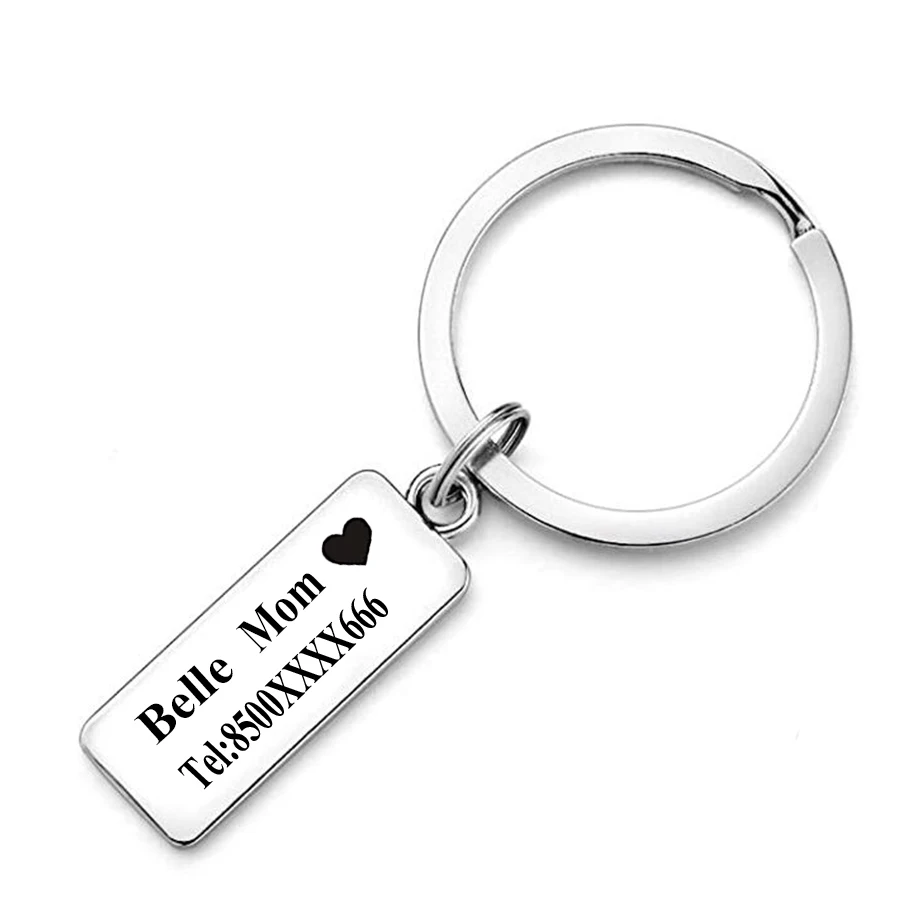 Брелок для ключей с логотипом автомобиля из нержавеющей стали | Украшения и