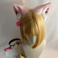 new black fox fairy anime beast ear beast tail wolf ear cat ear fox ear headband custom cosplay