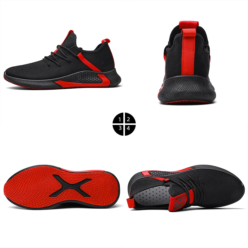 2020 Men's Casual Shoes Light Running Fashion Mesh Breathable for Man Sneakers Sports Warking Shose Zapatos Dorados | Спорт и