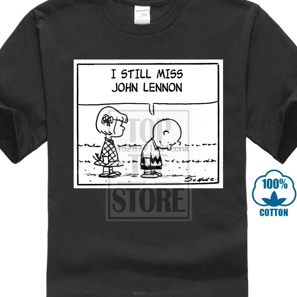 Футболка Uomo Donna I Still Miss John Lennon | Мужская одежда
