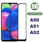 9D полное покрытие закаленная пленка Защитное стекло для Samsung A50 A50s A51 A52 5G Samsung Galaxy A70 S A70s A71 A72 защита для экрана