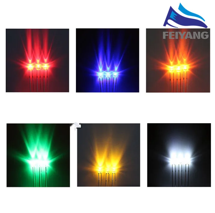 100 шт. 1 8 мм красный желтый синий зеленый белый оранжевый теплый розовый ультра