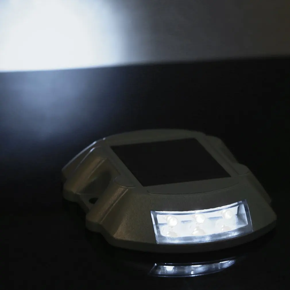 Водонепроницаемый мигание лампа путь светильник Солнечная дорога шпилька