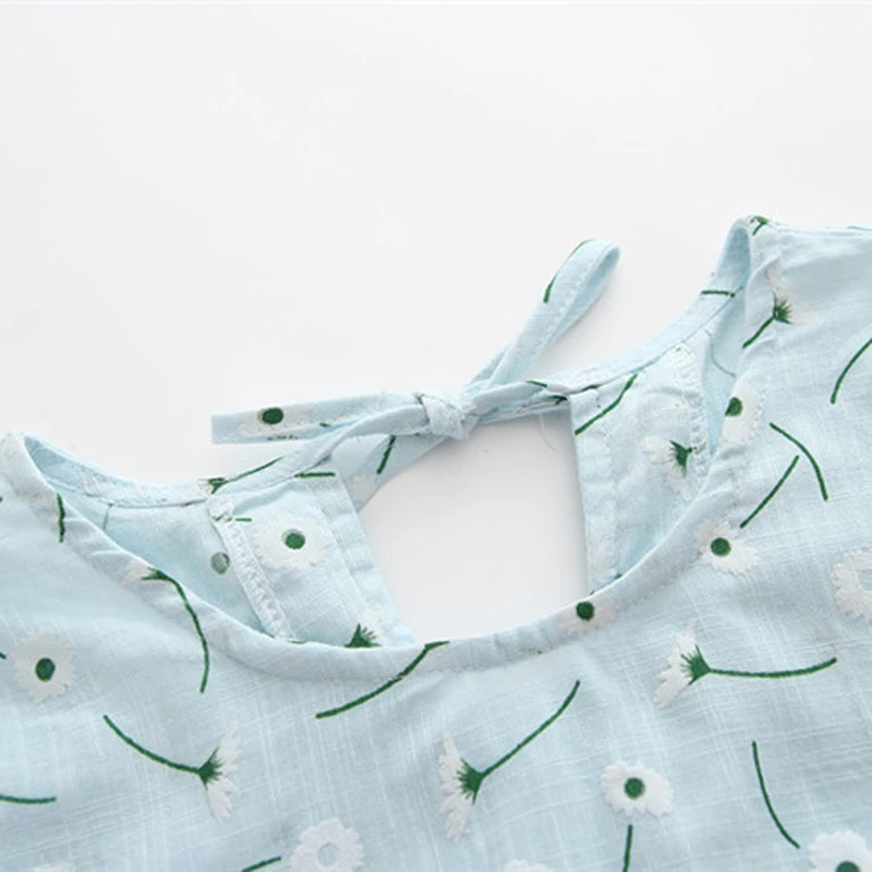 Из хлопка и льна От 2 до 6 лет одежда для девочек летнее платье Платье Berry детские