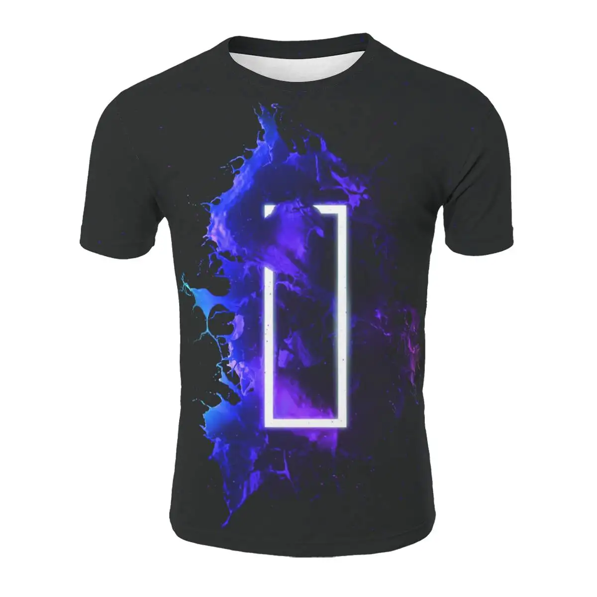 

Новинка 2021, лидер продаж, креативный топ с 3D принтом на все четыре сезона, с коротким рукавом, популярная графика, простой и забавный и новый ...