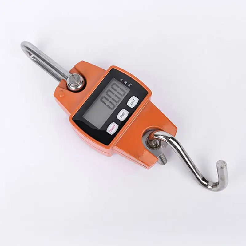 300кг/600lb портативные мини промышленные крановые весы цифровые ЖК электронные