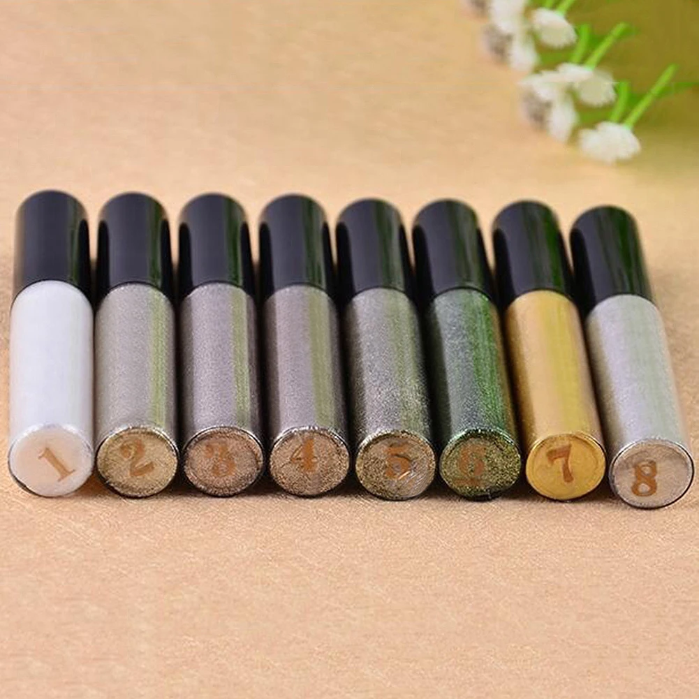 Модная жидкая блестящая подводка для глаз из белого золота водостойкая стойкая